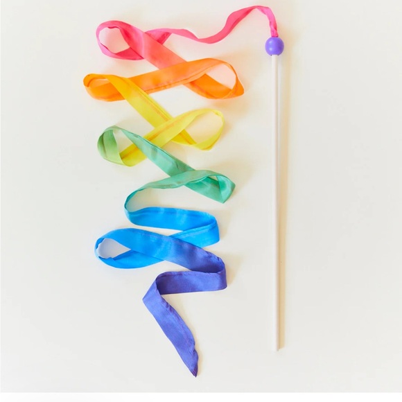 Colorful Ribbon Wand for Kids Sarah’s Silks - Picture 1 of 6
